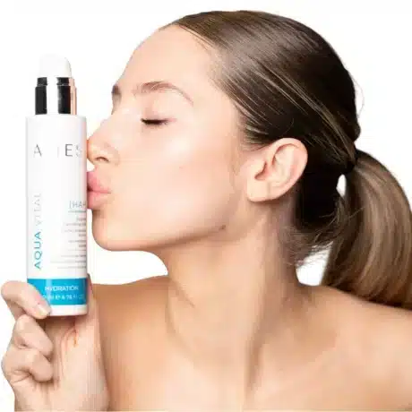 "Čistenie pleti Aqua Vital čistiacim mliekom"